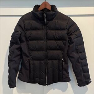 Obermeyer Womens Black Goose Down Puffer Ski Jacket Insulted Bombshell Size 8